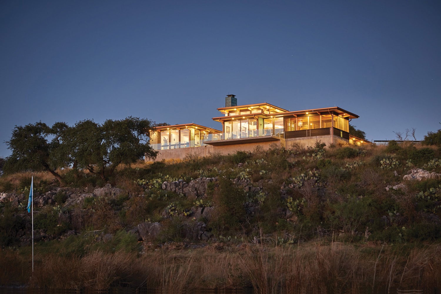 Jeff Derebery’s custom Lindal Hestia home in the Texas Hill Country, Johnson City