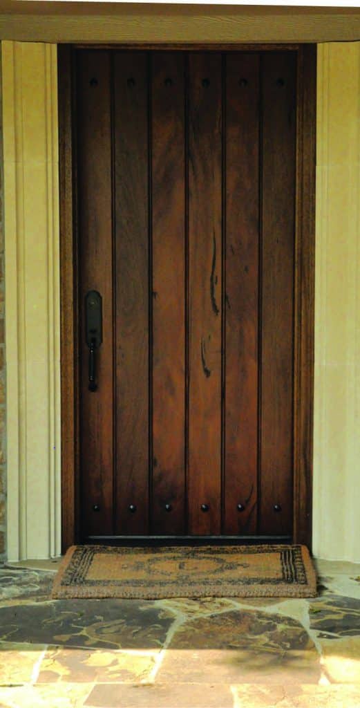 Consider updating or refinishing your front door for a fresh new look.