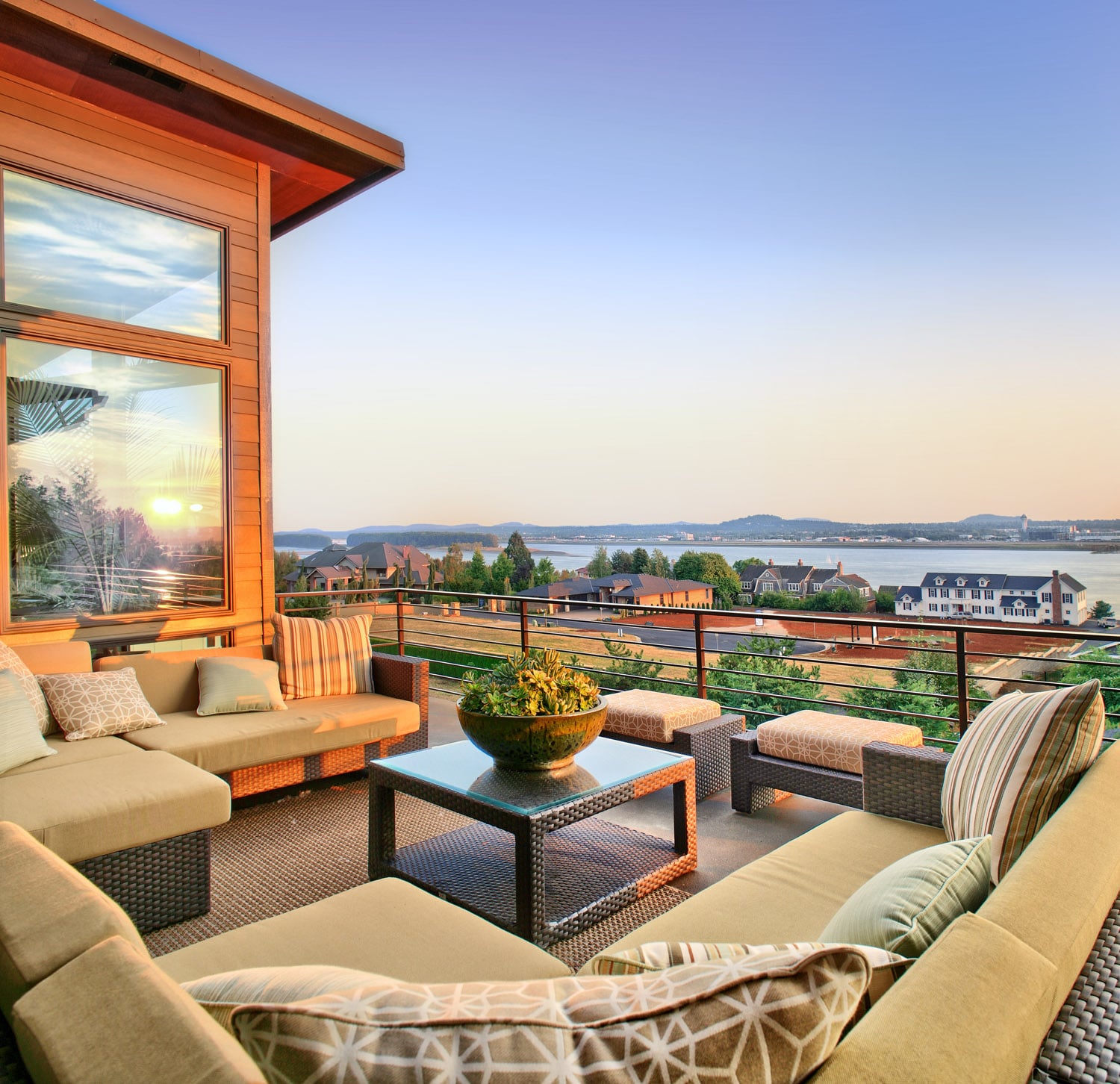 Beautiful Home Patio with Sunset View Living Magazine