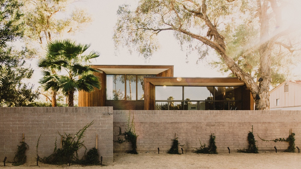 Renovated mid-century modern home in the desert